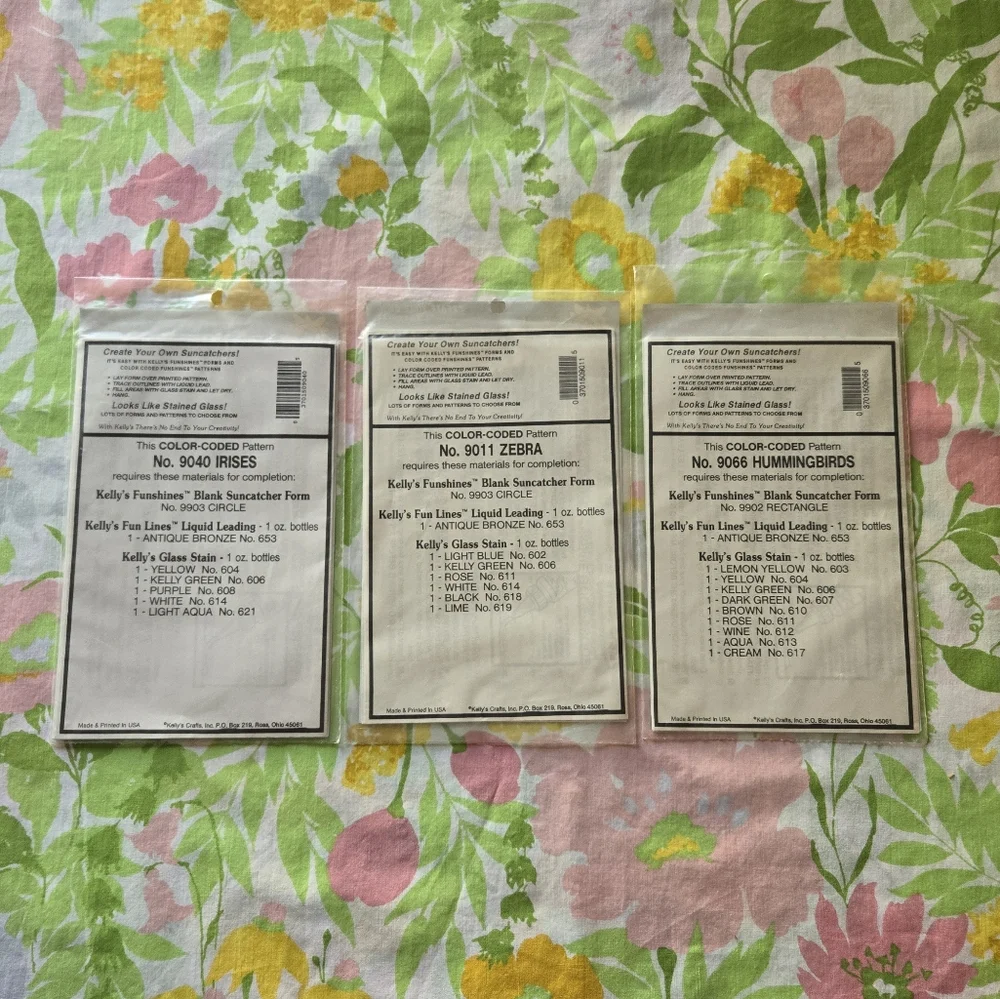 Vintage suncatcher patterns